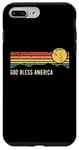 iPhone 7 Plus/8 Plus God Bless America Sunset Distressed Style Design Case