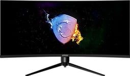 MSI MAG342CQPV Écran Gaming Incurvé UWQHD 34" - 1500R, Dalle VA 3440x1440, 100Hz / 1ms, Adaptive Sync, Pied de Support Réglable dans 4 Directions - DP 1.2a, HDMI 1,4b & 2,0b