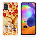 Samsung Deco Galaxy A31 kuoret - Poro ja puu Monivärinen