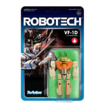 SUPER 7 ROBOTECH WARS TRAINER ROBOTECH VF-1D  ReAction 3.75" Figure