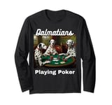 Dogs Playing Poker Dalmatians Dalmatian Dog Breed Long Sleeve T-Shirt