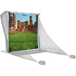 SimSpace Deluxe Home Driving Net Impact Screen 2.4x2.5m - Projector Screen for Golf Simulation, Compatible with Driving Net (Net NOT included), Includes 20 Bungee Cords, Premium Impact Fabric