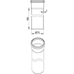 EuroPipe 75 x 150 mm rör syrafast stål AISI 316L EN1.4404