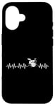 Coque pour iPhone 16 Drums Heartbeat Musicien Groupes de musique Vintage Batterie Batteur