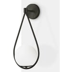 Barcelona Led - Applique murale globe en verre 'Clara' - E14 - Noir Flos ic Lights Ceiling/Wall