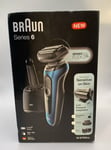 Braun Series 6 Electric Shaver for Men 60-B7500cc | Blue/Black W37