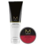 Paul Mitchell Hair care Mitch Save On Duo MITCH® MATTERIALGift Set Double Hitter® Shampoo und Conditioner 250 ml + Matterial™ Styling Clay 85 g 1 Stk.