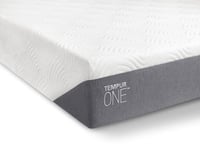 TEMPUR By One Firm Mattress Double Size 135 x 190 cm, 20 cm Thick Memory Foam Mattress, Washable Cover, 10 Year Mattress Guarantee