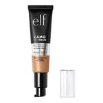 e.l.f. Camo CC Cream | Fond de teint correcteur de couleur avec SPF 30 | Moyen 355 W | 30 g