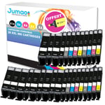 Lot de 30 cartouches jet d'encre type Jumao compatibles pour Canon Pixma MG7751 +Fluo offert