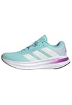 adidas Femme Galaxy 7 Running Shoes Chaussures de Course, Flash Aqua/Zero met./Purple Burst, 39 1/3 EU