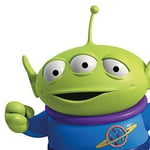 Toy Story Alien 40 x 40cm Canvas Prints, Polyester, Multi-Colour, 40x40x3.2 cm