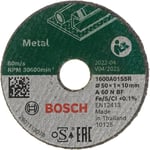 Bosch 1600A01S5Y 3 Cutting Discs (for Metal, Ø 50 mm, Accessories for Easy Cut