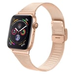 Rannekoru Milanese Mesh Apple Watch 42mm Rose Gold