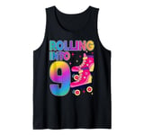 Rolling Into 9 years Let's Roll I'm Turning 9 Roller Skate Tank Top