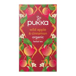 Pukka Teas Organic Wild Apple & Cinnamon - 20 Teabags x 4 Pack