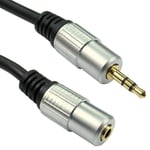 OFC 3.5mm JACK EXTENSION Cable Male to Female Aux Audio Lead Smartphones 2m