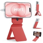 MOFT Tripod for iPhone 16/15/14/13/12 Series, Snap Invisible Phone Tripod Stand with 3 Modes for Self-vlogging, Browsing, Macro Photography, Video Call, Portable Lightweight Phone Stand, Sunset