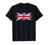 Union Jack - British Flag - Brush Style T-Shirt