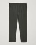 Filippa K Terry Wool Trousers Green Melange