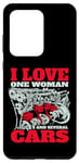 Coque pour Galaxy S20 Ultra Bloc moteur graphique rouge pour voiture, camion, mécanicien