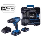 Perceuse-visseuse SCHEPPACH - 20V IXES - 50 Nm mandrin 13mm + 2 batteries + c...