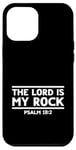 Coque pour iPhone 15 Pro Max Psaume 18:2 Religious Inspirational Bible Verse chrétien