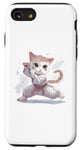 Coque pour iPhone SE (2020) / 7 / 8 Love Cats Chemise pour femme pour les amoureux des chats pour hommes, enfants et filles