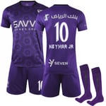 Al-Hilal Saudi FC Borta Fotbollströja för Barn 2024-2025 Nr 10 Neymar 24-25 away 2 26