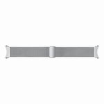 Samsung Milanese Band Bracelet en acier inoxydable pour Galaxy Watch4 44 mm, Watch5 44 mm, Watch6 44 mm, Silver