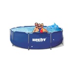 3690 bluesea Grande Piscine tubulaire hors sol ronde 360x76cm (diamètre x profondeur) de haute qualité - Hecht