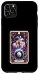 Coque pour iPhone 11 Pro Max Gemini Tarot Carte astrologique Zodiaque Astrologie Signe astrologique