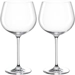 Leonardo Il Mondo 064990 Lot de 2 verres à gin tonic en cristal de qualité supérieure - Contenance 750 ml - Passe au lave-vaisselle - 2 verres à long drink transparents