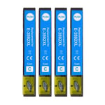 4 Cyan XL Ink Cartridges to replace Epson T3592 (35XL) non-OEM / Compatible