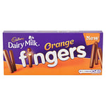 Cadbury Dairy Milk Orange Fingers Chocolate Biscuits, 114 g