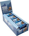 TRIBE High Protein Flapjack Choc Peanut, 50g - Healthy Snack Bars - Vegan, Dair