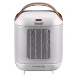 Delonghi Ceramic Fan Heater, 1800W Electric Heater, White, HFX30C18.IW