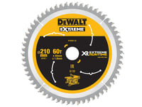 DEWALT XR FlexVolt Table Saw Blade 210 x 30mm x 60T DEWDT99567QZ