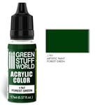 Acrylic Color FOREST GREEN - Brush and Airbrush Acrylic Paint Miniatures GSW