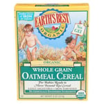 Organic Whole Grain Oatmeal Cereal 8 Oz By Earth's Best