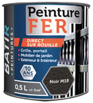 Batir Peintures Peinture fer martelé peintures - 0,5 l Noir