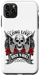 Coque pour iPhone 11 Pro Max Long Live Rock And Roll Rock&Roll Vintage Guitares électriques