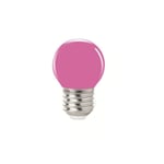 LED klot rosa 30lm E27 1W