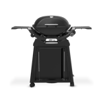 Q 2200N-gassgrill med sidebord og Premium-vogn