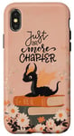 Coque pour iPhone X/XS Book Lover Bookish Just One More Chapter Dragon