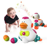 Auby Sing Waddle Duck, Musical Toy with Light for Toddler Age 9+ Months