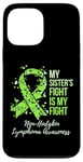 Coque pour iPhone 13 Pro Max My Sister's Fight Is My Fight Is My Fight Non-Hodgkin Lymphoma Sensibilisation au Lymphoma