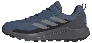 adidas Homme Terrex Anylander Hiking Shoes Chaussures Basses Non liées au Football, Wonder Steel/Grey Three/Core Black, 46 2/3 EU