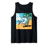 Shark Fin Costume Adult Mens Womens shark boy adult costume Tank Top