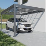 Carport adossé aluminium Trigano libeccio wall - 16 m²